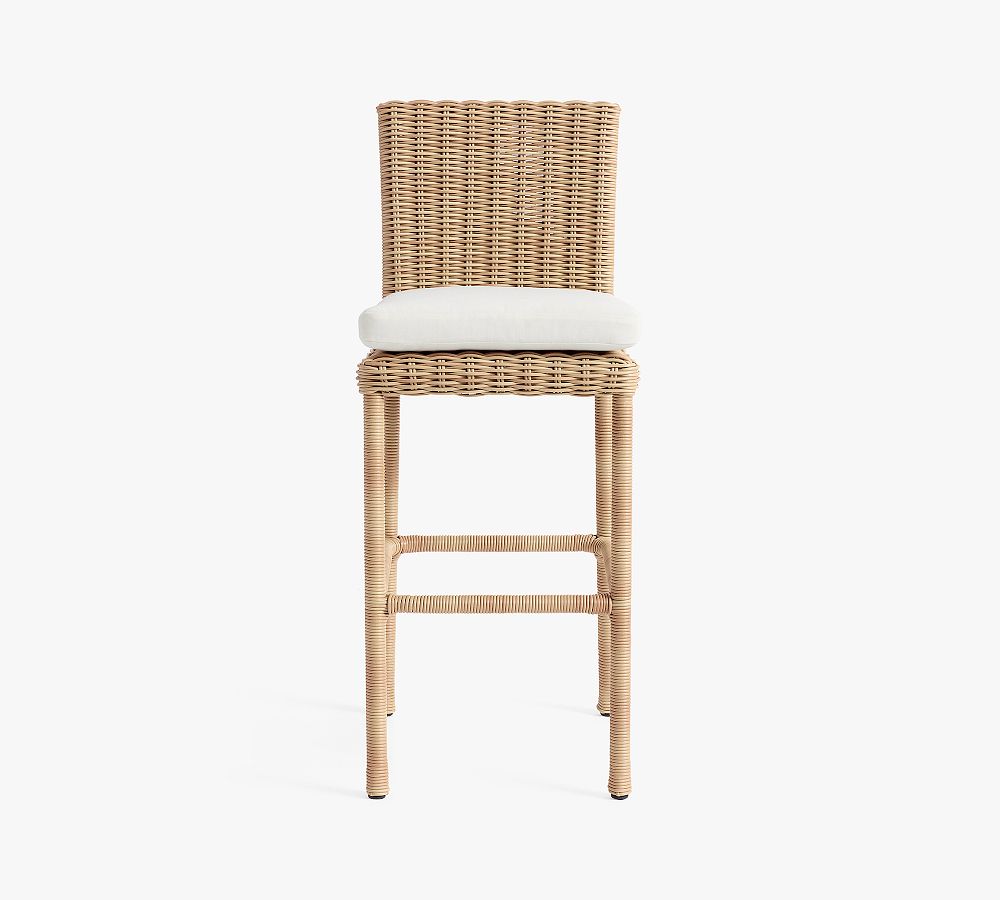 Huntington Wicker Outdoor Bar Stool