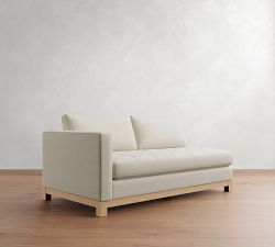 Build Your Own Jake Tufted Seadrift Wood Base Sectional