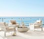 Naples Terracotta Round Outdoor Accent Table (13&quot;)
