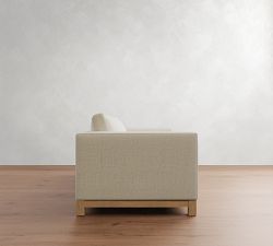 Jake Tufted Seadrift Wood Base Sofa (63&quot;&ndash;96&quot;)