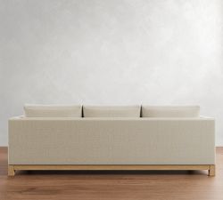 Jake Tufted Seadrift Wood Base Sofa (63&quot;&ndash;96&quot;)