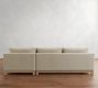 Jake Seadrift Wood Base Chaise Sectional (110&quot;&ndash;120&quot;)