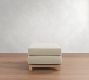 Jake Seadrift Wood Base Ottoman