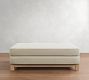 Jake Seadrift Wood Base Sectional Ottoman