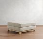 Jake Seadrift Wood Base Sectional Ottoman
