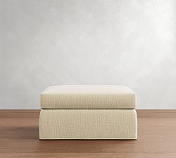 Carmel Slipcovered Sectional Ottoman