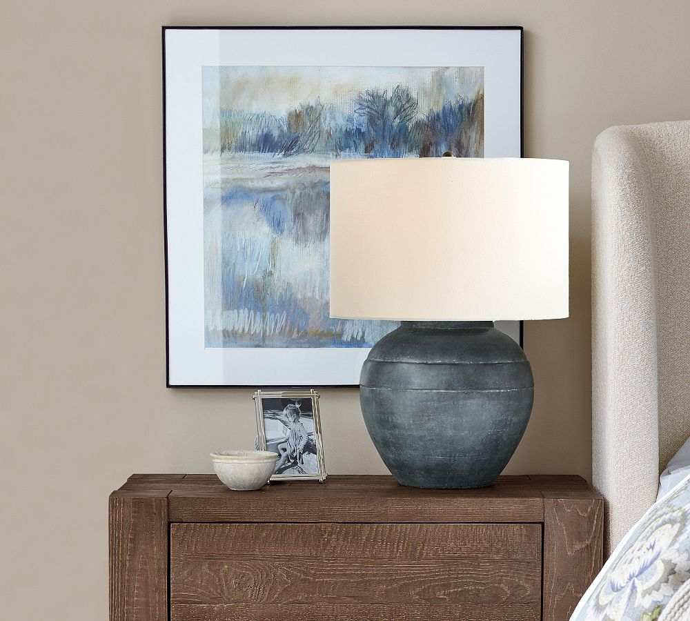 Faris Ceramic Table Lamp (16"-23") | Stylish Lighting
