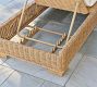 Huntington Wicker Outdoor Single Chaise Lounge