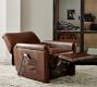 Irving Roll Arm Leather Power Lift Recliner