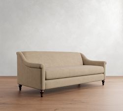 Josie Leather Sofa (58&quot;-82&quot;)