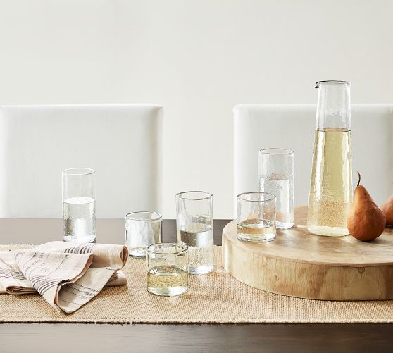 Hammered Glassware Collection
