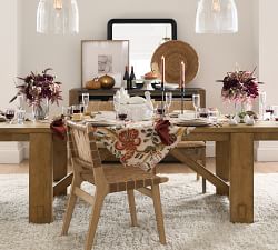 Eleanor Painted Palampore Organic Cotton Table Throw