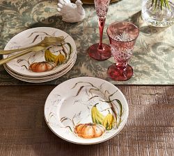 Bedford Harvest Gourd 12-Piece Stoneware Dinnerware Set