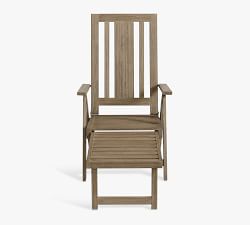 Indio Eucalyptus Steamer Outdoor Chaise Lounge