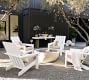 Pomona Concrete &amp; Acacia Rectangular Outdoor Console Table (65&quot;)
