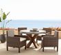 Torrey Wicker Square Arm Outdoor Dining Chair