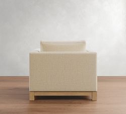 Jake Tufted Seadrift Wood Base Chair