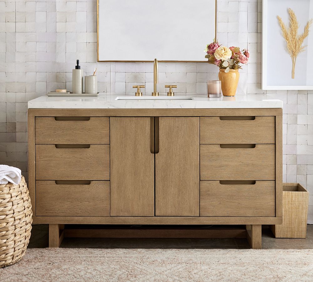 Portola 56&quot; Single Wide Sink Vanity