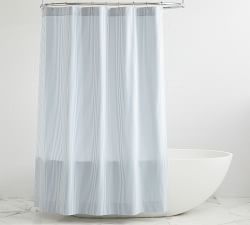 Wheaton Striped Organic Shower Curtain