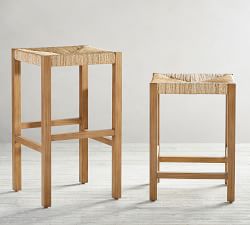 Malibu Woven Backless Stool