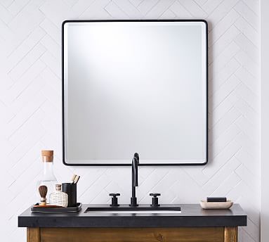 Vintage Square Mirror