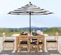 Piped Outdoor Dining Chair Cushion