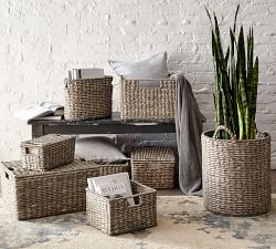 Charleston Handwoven Seagrass Underbed Basket