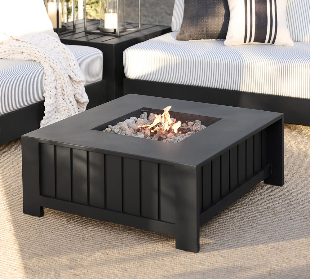 Malibu Metal Square Fire Pit Table (36&quot;)