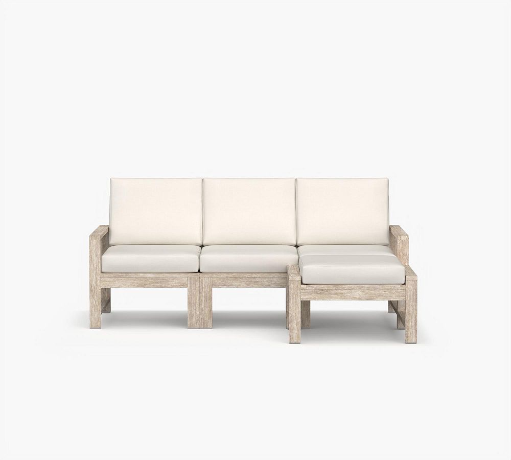 Indio Eucalyptus 4-Piece Outdoor Sectional (73&quot;)