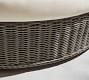 Huntington Wicker Round Swivel Outdoor Daybed