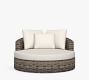 Huntington Wicker Round Swivel Outdoor Daybed