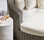 Huntington Wicker Round Swivel Outdoor Daybed