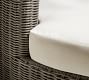 Huntington Wicker Round Swivel Outdoor Daybed
