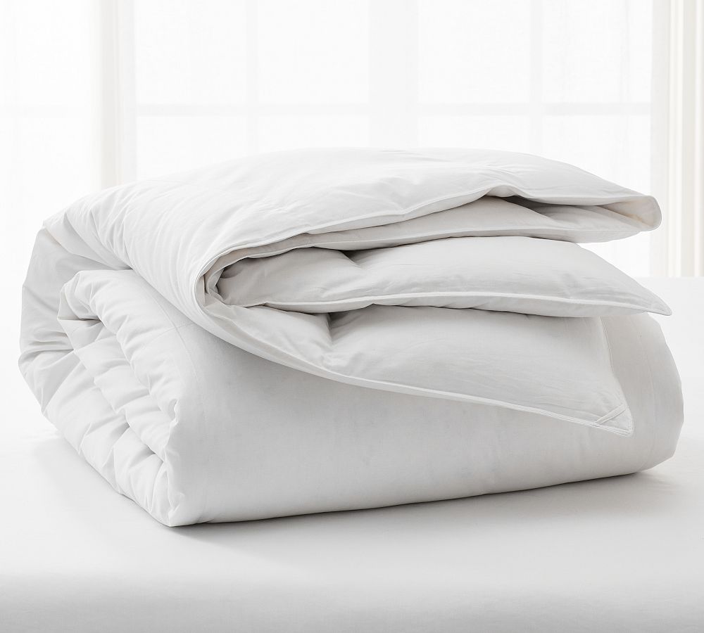 Supreme 650FP White Down Duvet Insert, Midweight, Queen