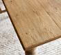 Heritage Farmhouse Turned Leg Extending Dining Table
