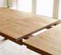 Heritage Farmhouse Turned Leg Extending Dining Table