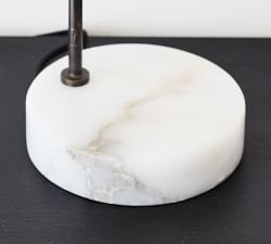 Windham Alabaster USB Task Table Lamp (74&quot;)