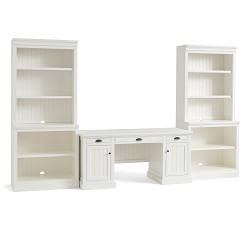 Aubrey Executive Desk Office Suite with File Cabinets (140&quot;)