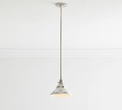 Curved Metal Bell Pole Pendant (10&quot;-13&quot;)