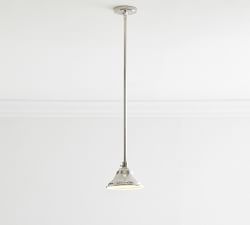 Curved Metal Bell Pole Pendant (10&quot;-13&quot;)