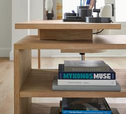 Pacific L-Shape Rotating Desk (78&quot;)