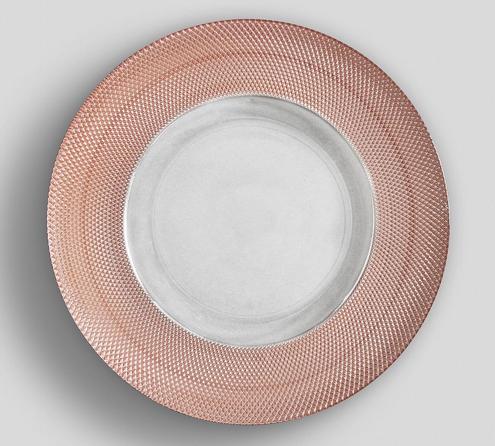 Monique Lhuillier Melrose Glass Charger Plate