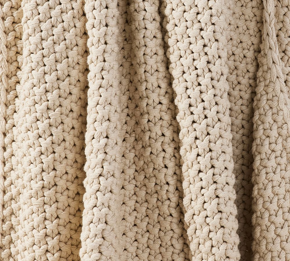 Bayside Seed Stitch Throw