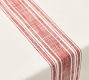 French Striped Organic Cotton Grain Sack Table Runner