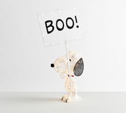 Peanuts&#8482; Lit Snoopy&#8482; With Boo Sign