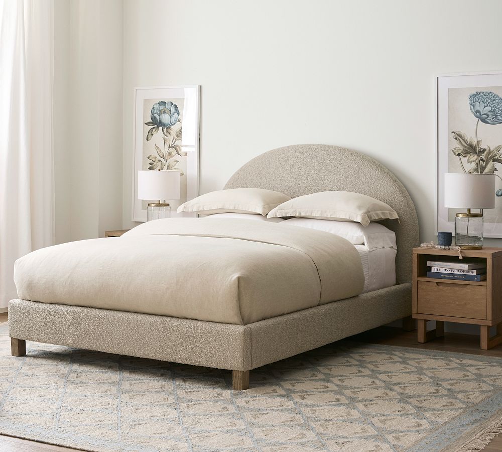 Arlo Upholstered Arched Bed