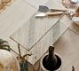 Handcrafted Beige Marble Tiered Stand