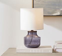 Carmen Petite Glass Table Lamp (8&quot;)