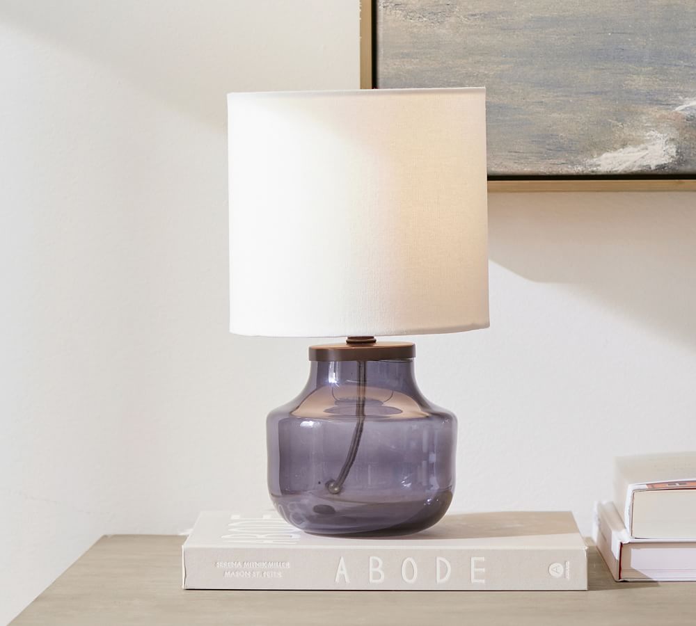 Carmen Petite Glass Table Lamp (8&quot;)