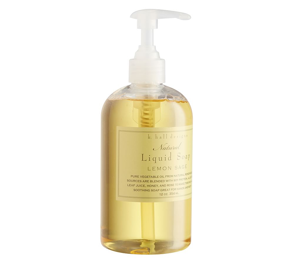 K. Hall Lemon Sage Soap Pump